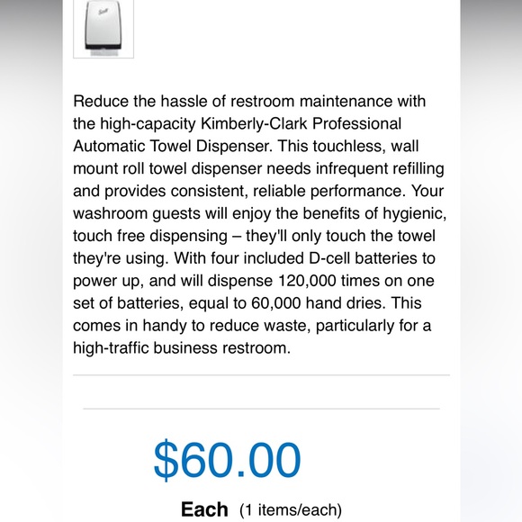 NIB Kimberly Clark Professional 34830 Mod Slimfold Folded Paper Towel Dispenser - Picture 9 of 9